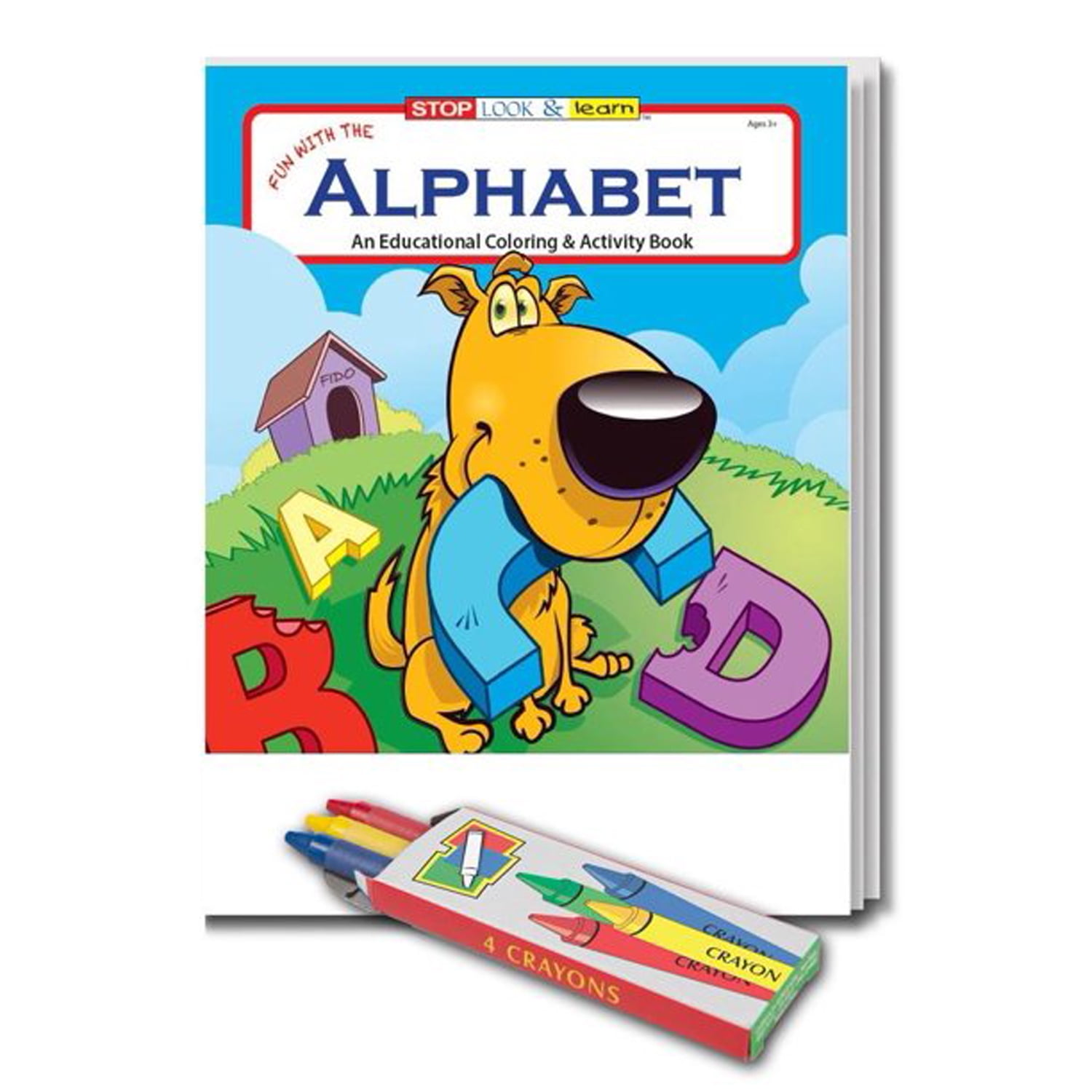 ZoCo: 25 Pack - Fun With The Alphabet Kid's Educational Coloring & Activity Books