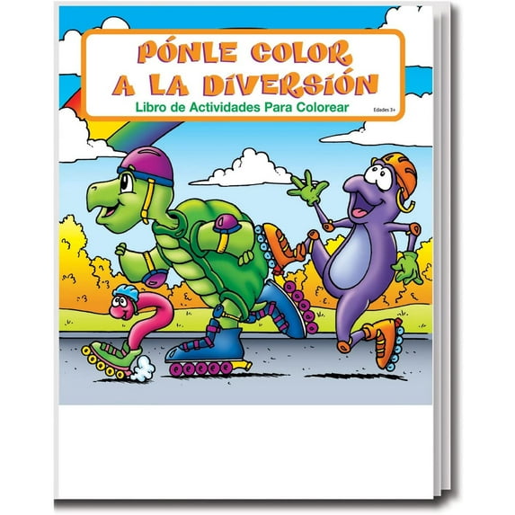 ZoCo: 25 Pack - Fun to Color in Spanish Kid's Educational Coloring & Activity Books