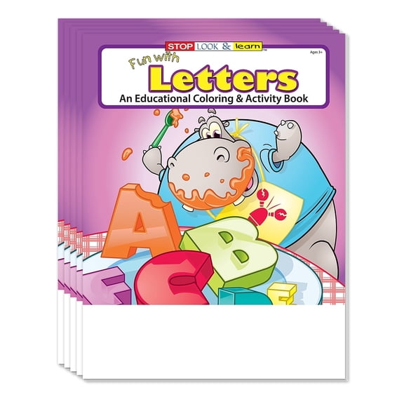 ZoCo 25-Pack ABC Alphabet Coloring & Activity Books – Preschool Letter Recognition Workbook for Kids Ages 3+, Educational Learning Books for Classroom, Daycare, Homeschool & Party Favors, 16 Pages