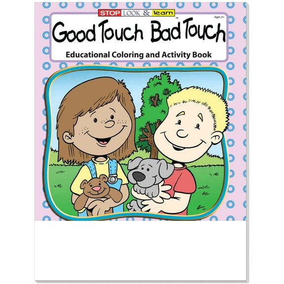 ZoCo 25-Pack Good Touch Bad Touch Coloring & Activity Book Set, 16 Pages