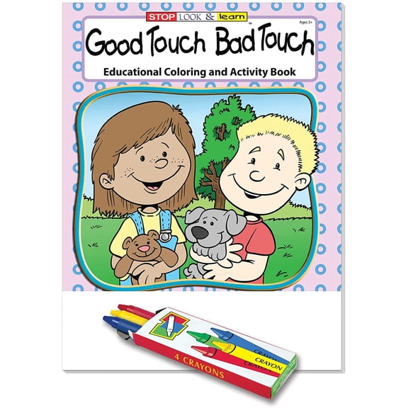 ZoCo: 25-Pack Good Touch Bad Touch Coloring & Activity Book Set, 16 Pages