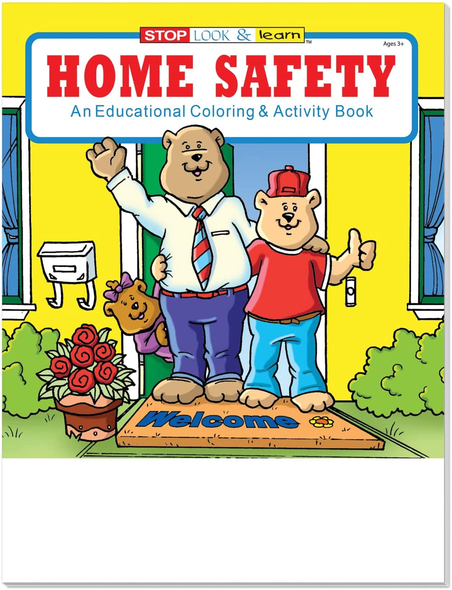 ZoCo: 25 Pack - Home Safety Kid's Educational Coloring & Activity Books