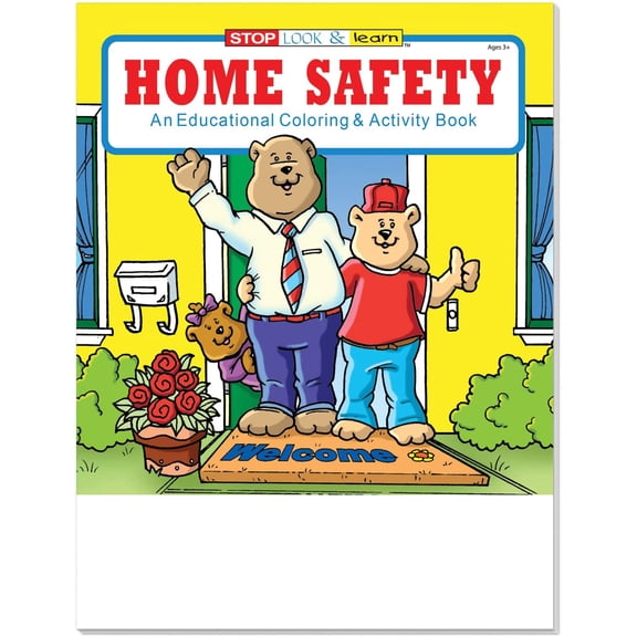 ZoCo: 25 Pack - Home Safety Kid's Educational Coloring & Activity Books