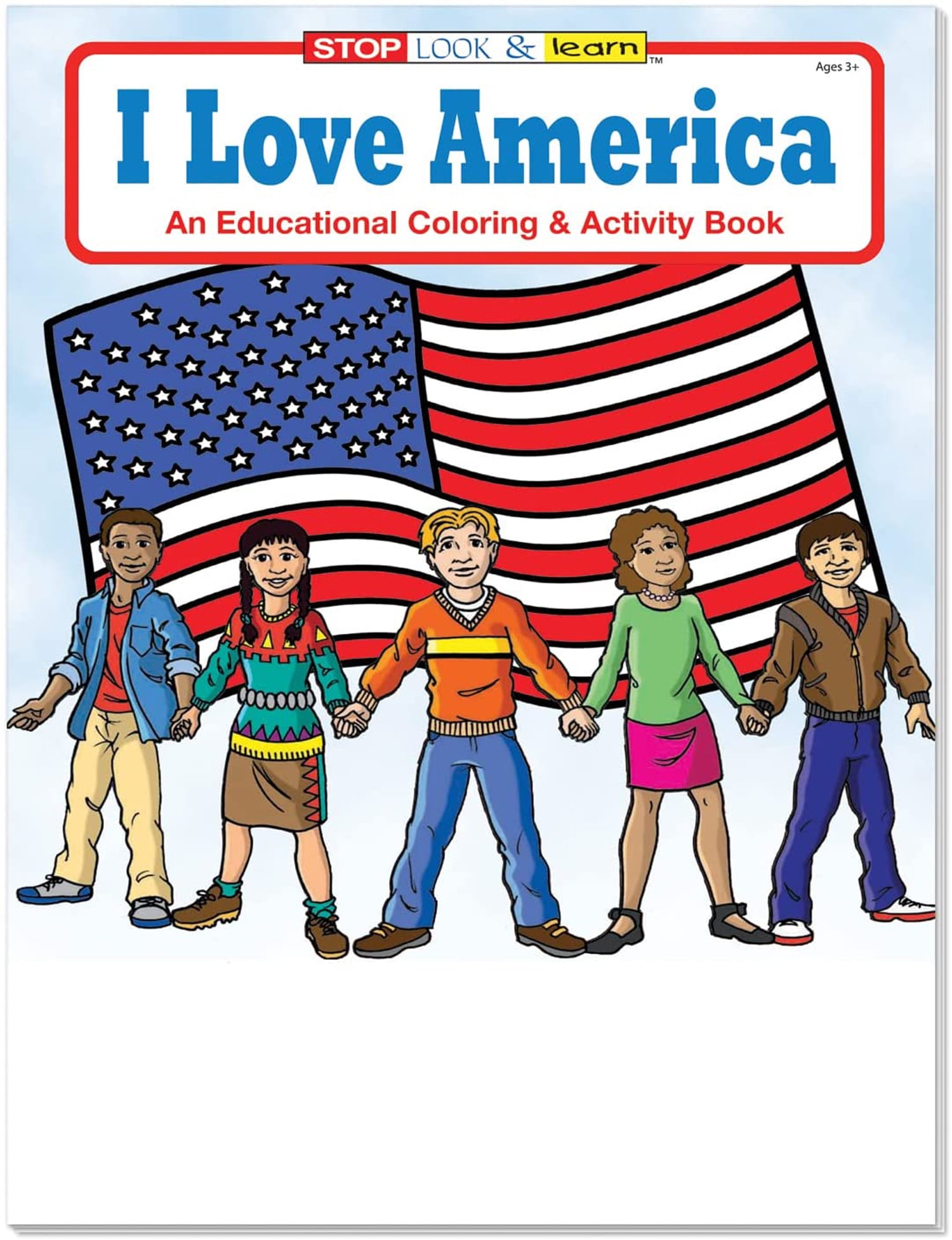 ZoCo: 25 Pack - I Love America Kid's Coloring & Activity Books
