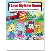 ZoCo 25 Pack - I Love My New Home Kids Coloring & Activity Books