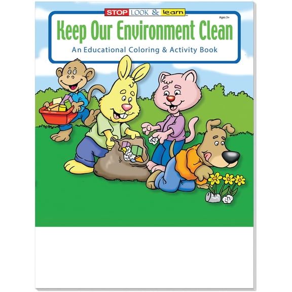 ZoCo: 25 Pack - Keep Our Environment Clean - Kid's Coloring & Activity Books