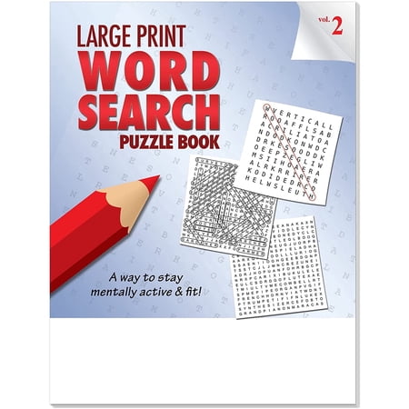 ZoCo 25-Pack Large Print Word Search Puzzle Books (Vol. 2) – 32-Page Bulk Activity Books with Answer Keys for Seniors, Assisted Living, Nursing Homes, Schools & Group Activities