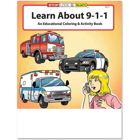 ZoCo: 25 Pack - Learn About 911 Kid's Educational Coloring & Activity Books