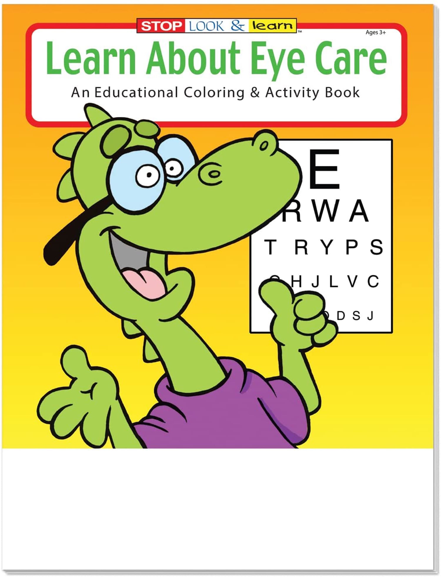 ZoCo 25-Pack Learn About Eye Care 16-Page Coloring & Activity Book Set