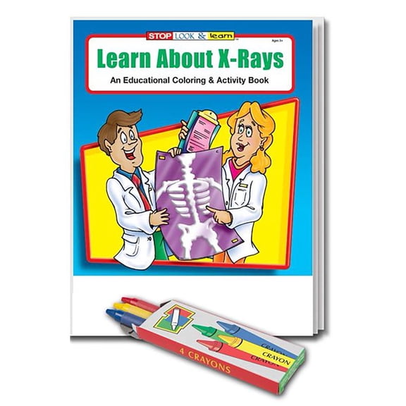 ZoCo: 25 Pack - Learn About X-Rays Kid's Coloring & Activity Books