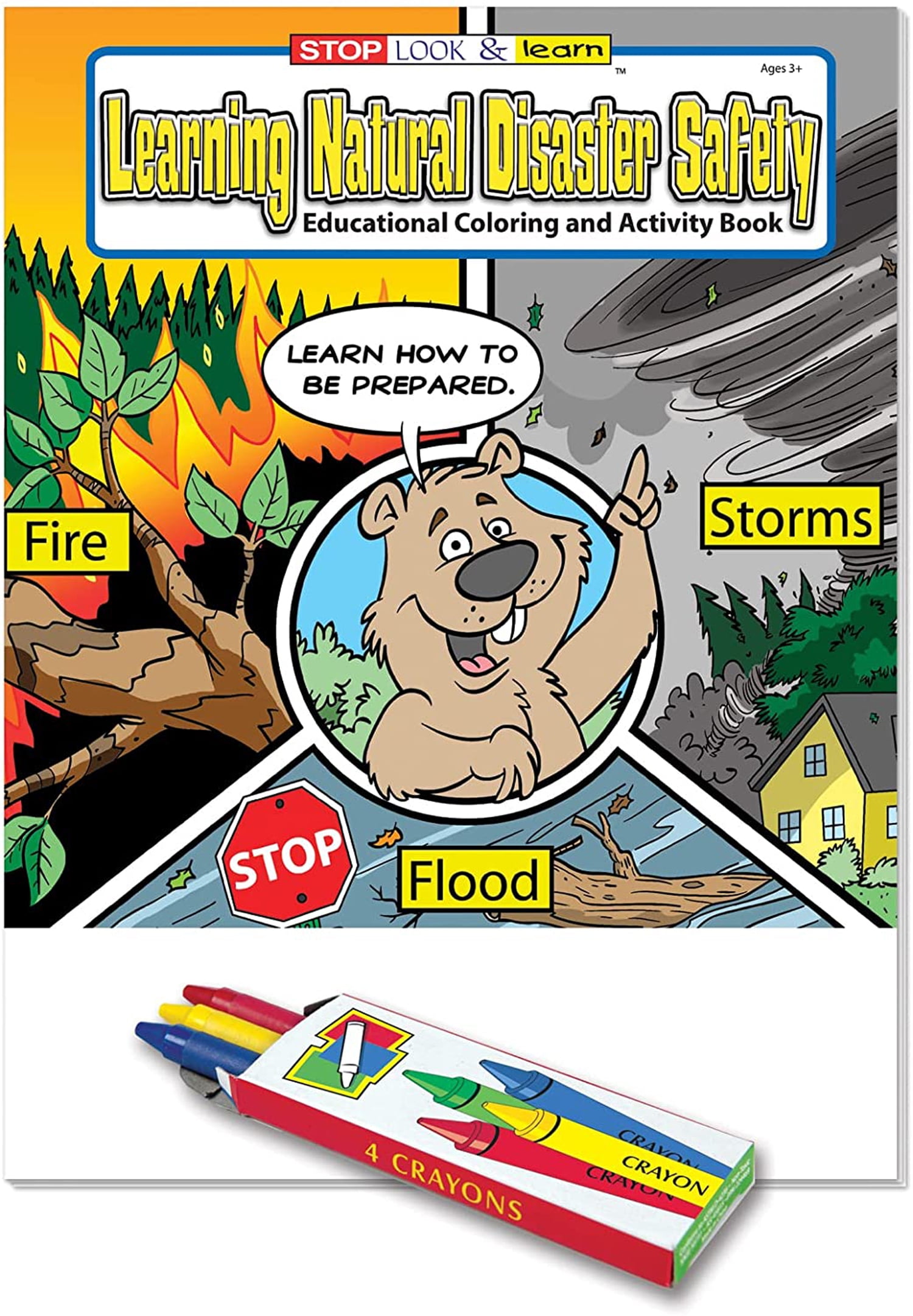 ZoCo: 25 Pack - Learning Natural Disaster Safety Kids Coloring and Activity Books