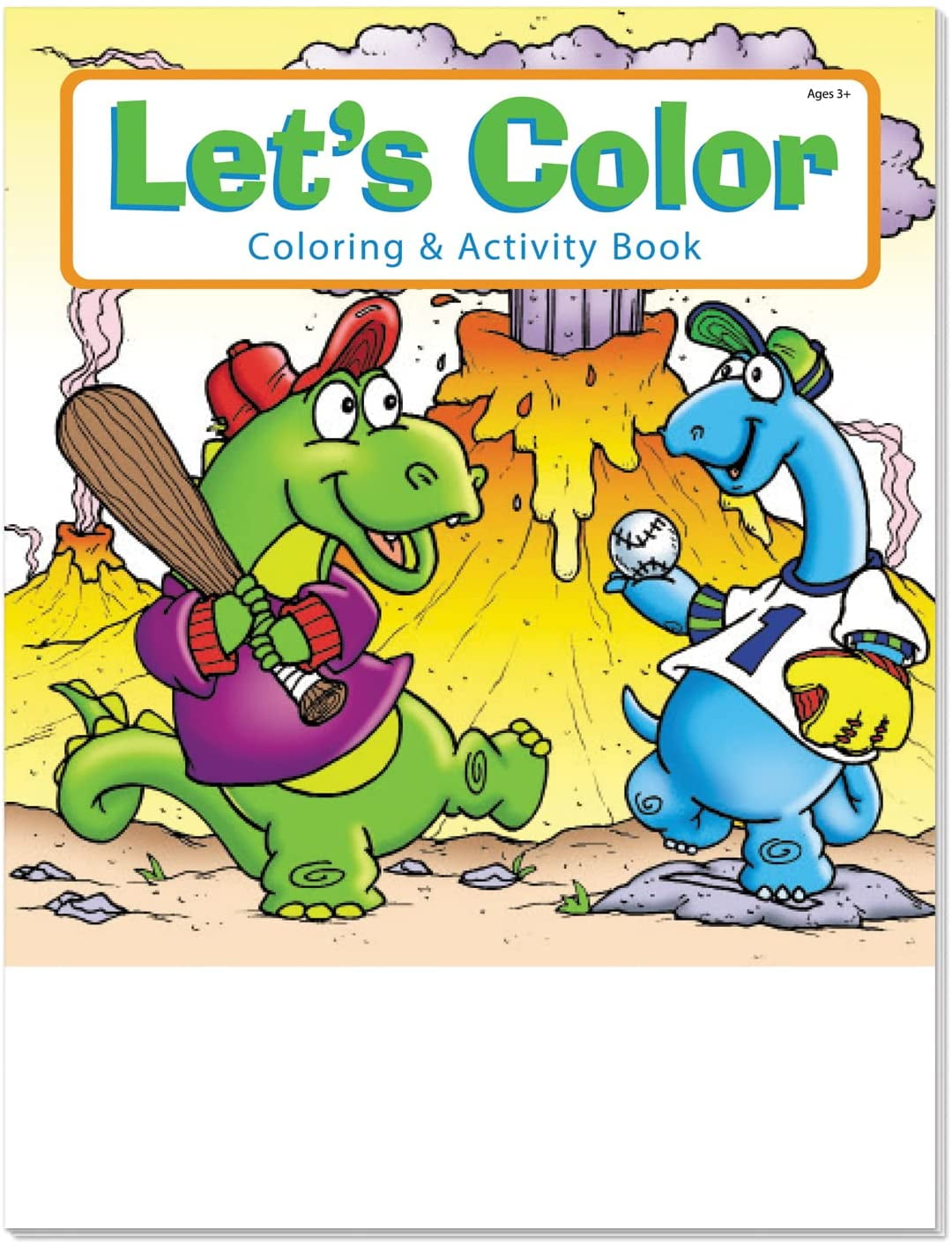 ZoCo: 25-Pack Let's Color Kid's Coloring & Activity Book Set, 16 Pages