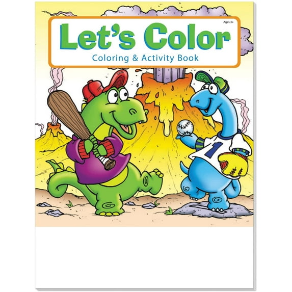 ZoCo: 25-Pack Let's Color Kid's Coloring & Activity Book Set, 16 Pages