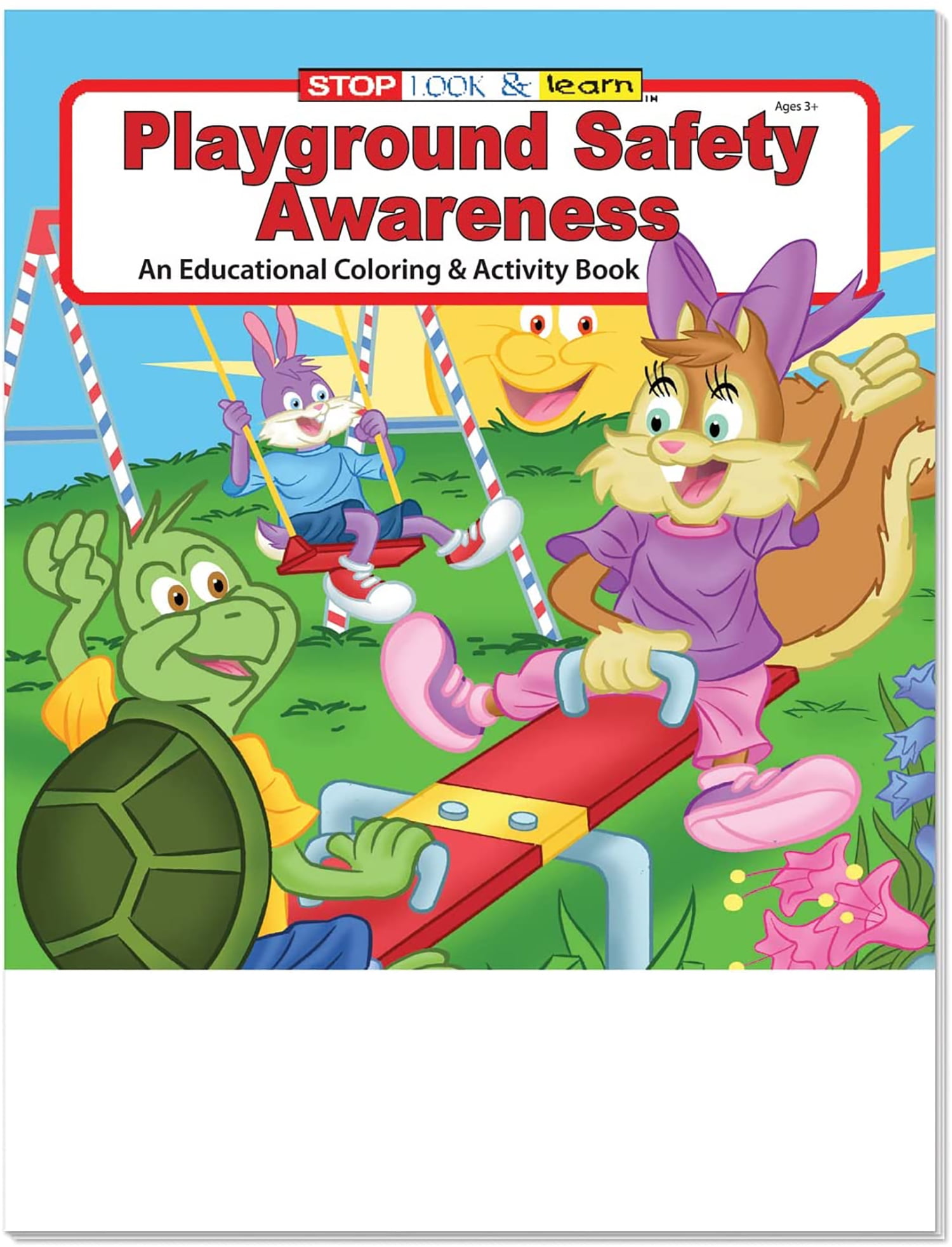 ZoCo: 25 Pack - Playground Safety Awareness Kid's Educational Coloring & Activity Books