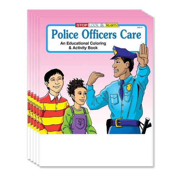 ZoCo: 25-Pack Police Officers Care  Coloring & Activity Books