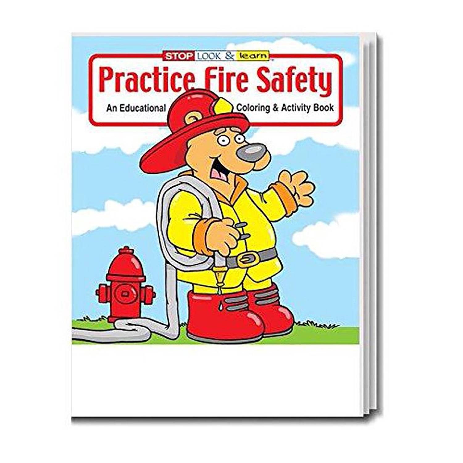 ZoCo: 25 Pack - Practice Fire Safety Kid's Educational Coloring & Activity Books