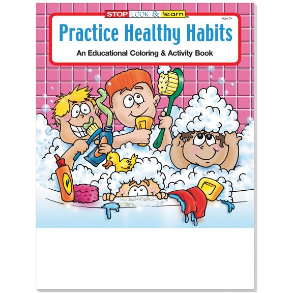 ZoCo: 25 Pack - Practice Healthy Habits Kid's Coloring & Activity Books