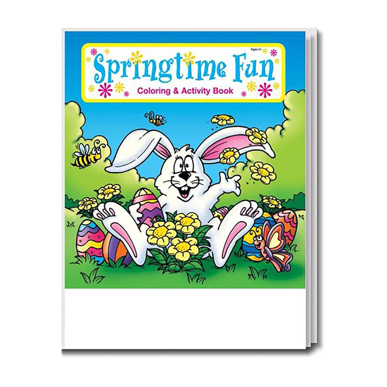 ZoCo: 25-Pack Springtime Fun Kid's Coloring & Activity Book Set, 16 Pages