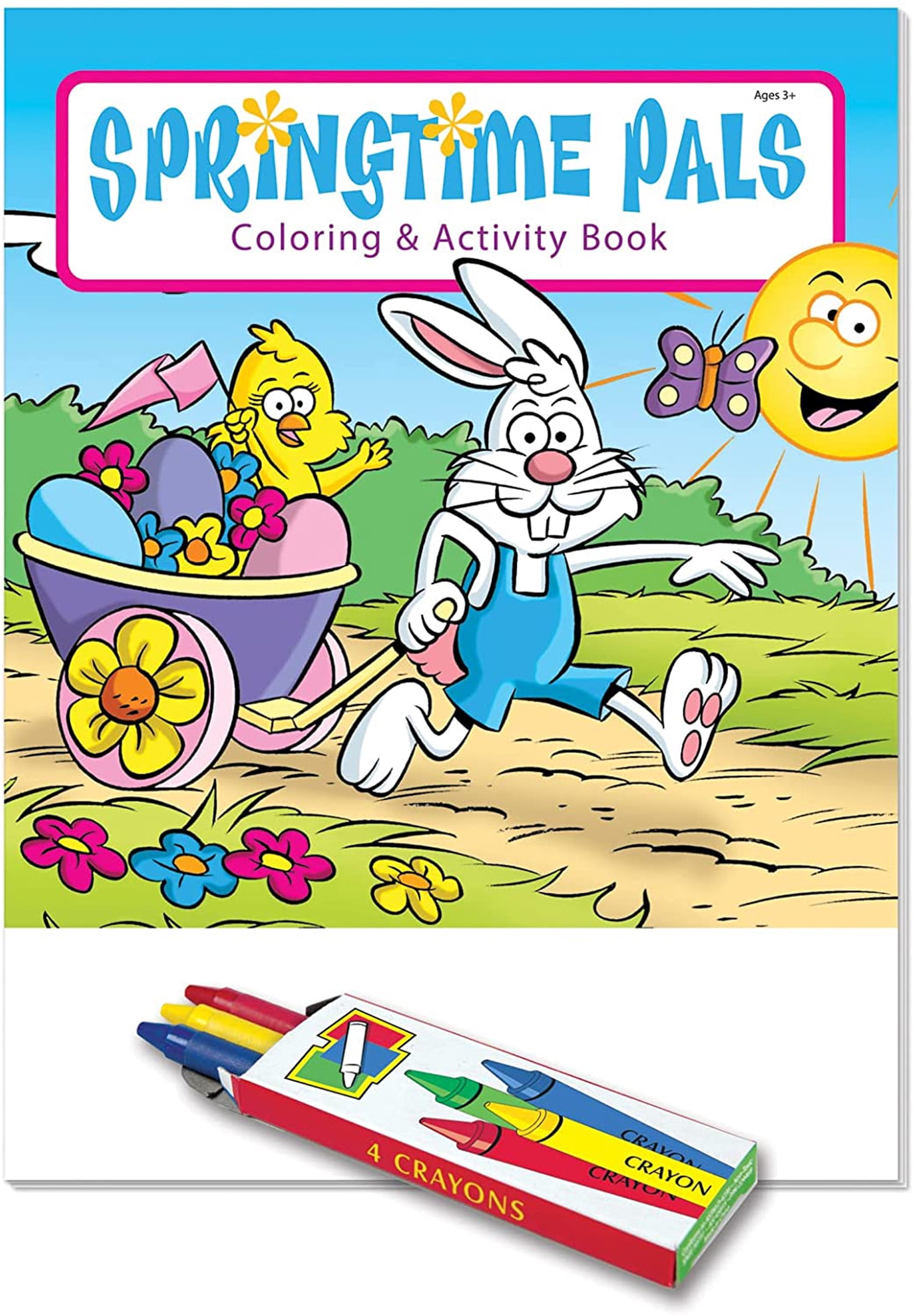 ZoCo: 25 Pack - Springtime Pals Kid's Coloring & Activity Books