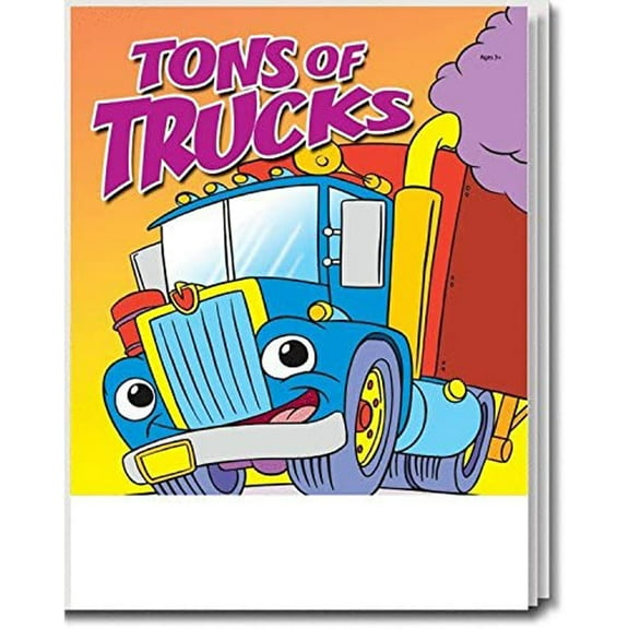 ZoCo: 25 Pack - Tons of Trucks Kid's Coloring and Activity Books