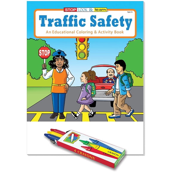 ZoCo: 25 Pack - Traffic Safety Kid's Coloring & Activity Books