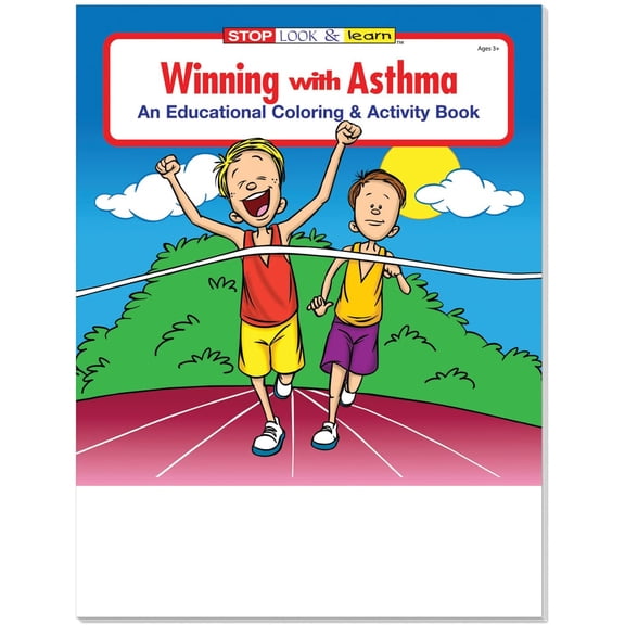 ZoCo: 25 Pack - Winning With Asthma Kid's Educational Coloring & Activity Books