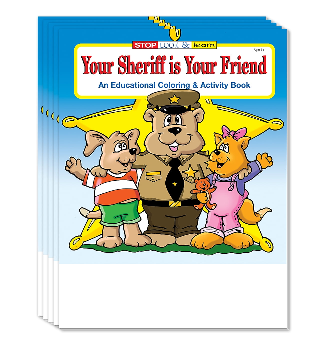ZoCo: 25 Pack - Your Sheriff is Your Friend - Kid's Coloring & Activity Books