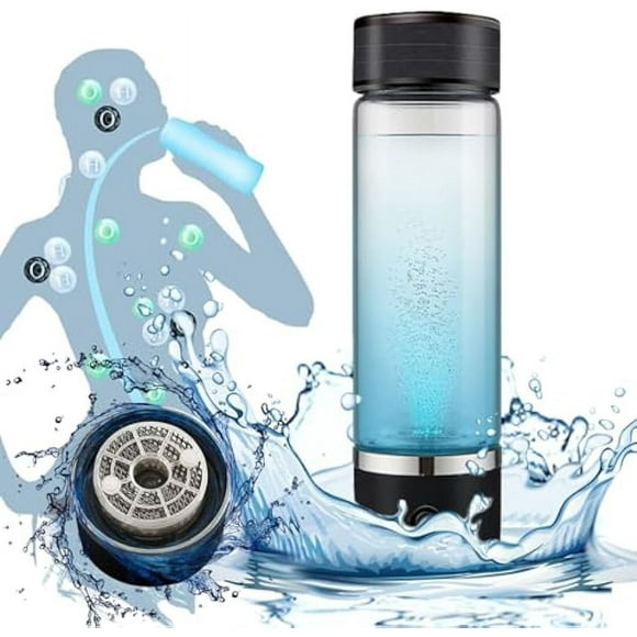 ZoJio SPE and PEM Technology 420 ml Borosilicate Glass Water Bottle