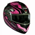 thumbnail image 1 of Zoan Optimus Modular Double Lens Eclipse Graphic Snow Helmet Gloss Black/Pink 3X-Large  238-349, 1 of 1