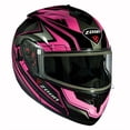 thumbnail image 1 of Zoan Optimus Modular Double Lens Eclipse Graphic Snow Helmet Gloss Black/Pink X-Small  238-343, 1 of 1