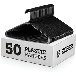 Kitcheniva Lightweight Plastic Hangers - White, Pack of 50 - Fry's