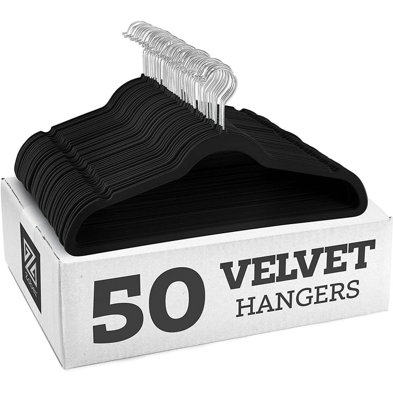 Utopia Home Premium Velvet Hangers 50 Pack Non-Slip Grey Heavy  Duty Hangers with 360 Degree Rotatable Hook for Suit, Coat Clothes : Home &  Kitchen