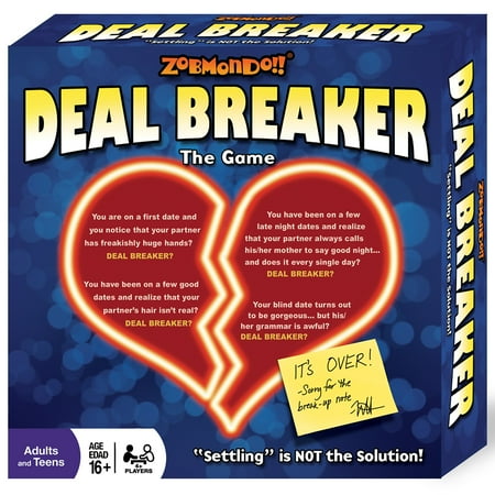 Zobmondo!! Deal Breaker Adult Card Game for Date Night or Parties, Ages 16+