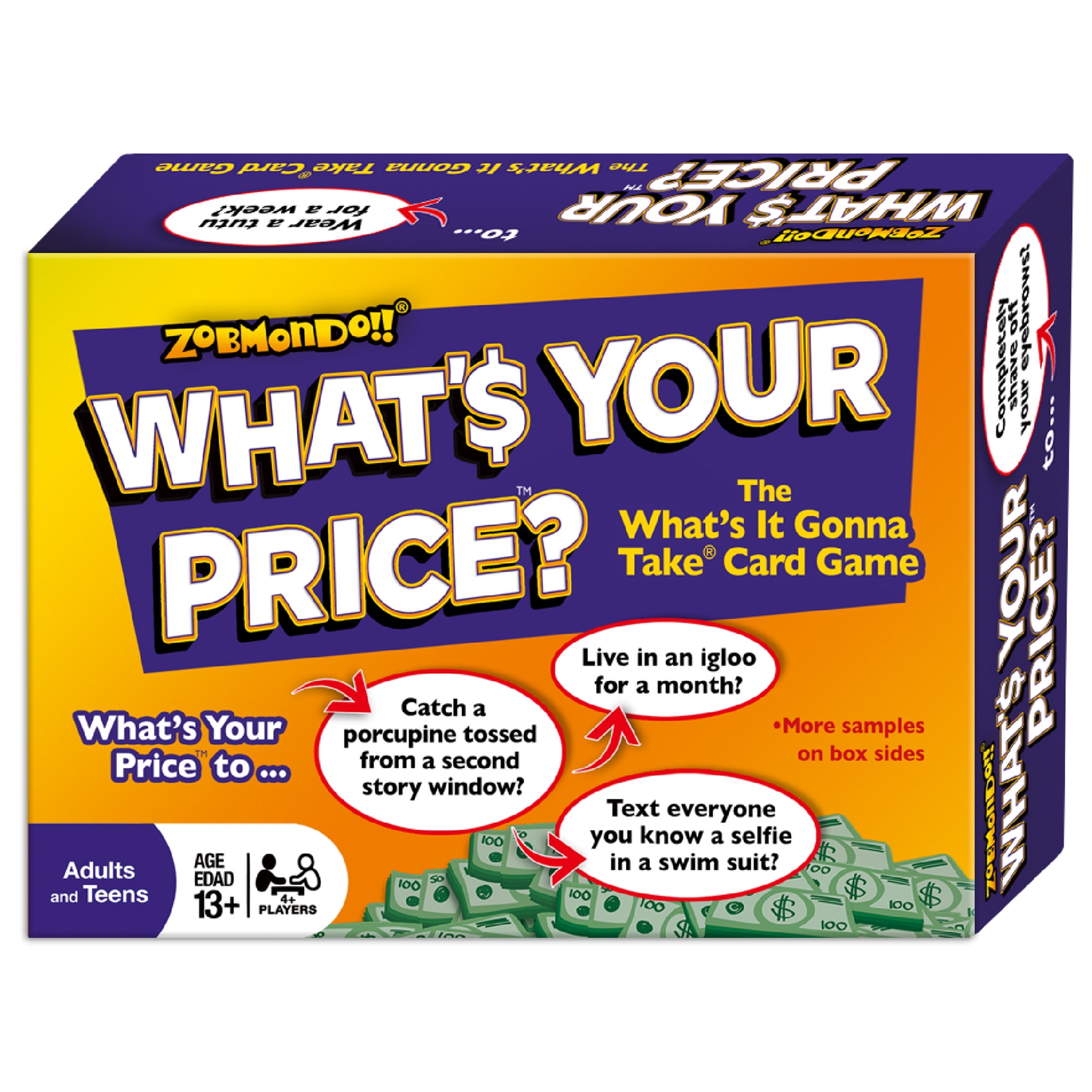 Zobmondo!! What's Your Price Card Game