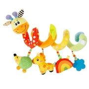 Keyohome Kid Baby Crib Cot Pram Hanging Rattles Spiral Stroller and Car Seat Toy with Ringing Bell