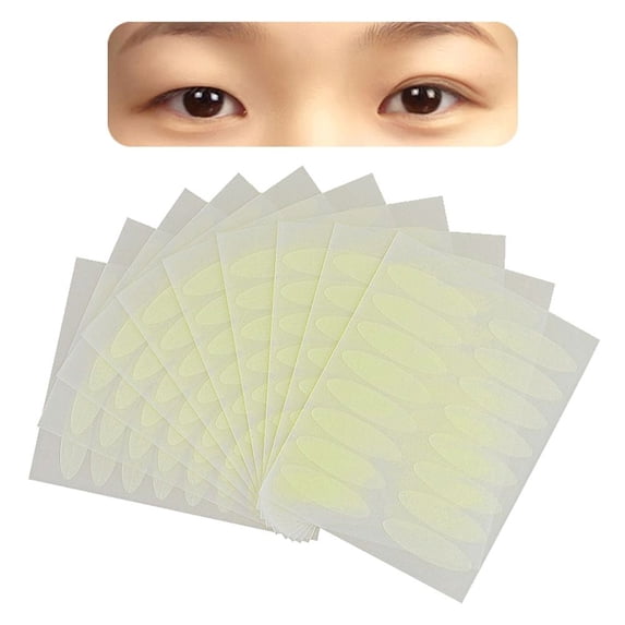 Zodaca 640 Pairs Fiber Breathable Double Eyelid Sticker Tape Technical Eye Tapes Wide (4-Pack Bundle)