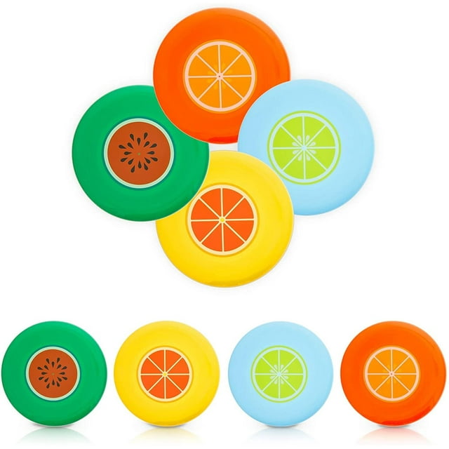 Zodaca 8 Pack Flying Discs Toys for Catch Game, Fetching Toy for ...
