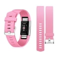 thumbnail image 1 of Zodaca for Fitbit Charge 2 Band , Replacement Wristband Soft Silicone Rubber Fashion Sport Strap with Adjustable Watchband-style Buckle for Fitbit Charge 2 Fitness Tracker Accessories Light Pink, 1 of 5