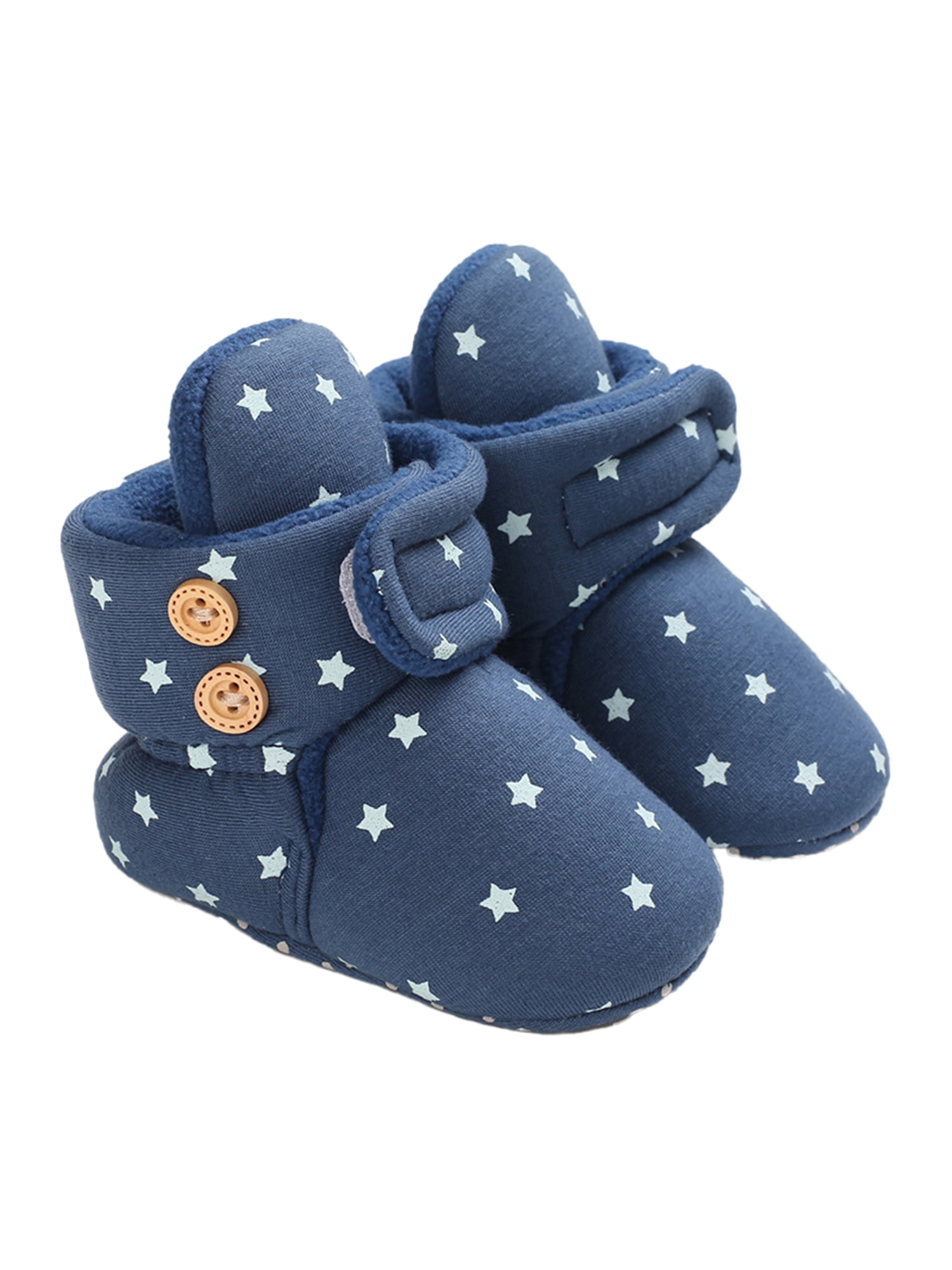 Zodanni Infant Warm Bootie First Walker Ankle Boot Crib Snow Boots Baby Boys Girls Cotton Shoes