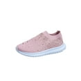 thumbnail image 1 of Zodanni Ladies Girls Mesh Walking Casual Shoes Rhinestone Glitter Slip On Sock Sneakers US 4.5-11, 1 of 7