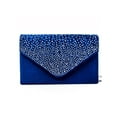 thumbnail image 1 of Zodanni Ladies Wedding Purse Minaudiere Clutch Crossbody Handbag Designer Shoulder Bag Prom Royal Blue, 1 of 6