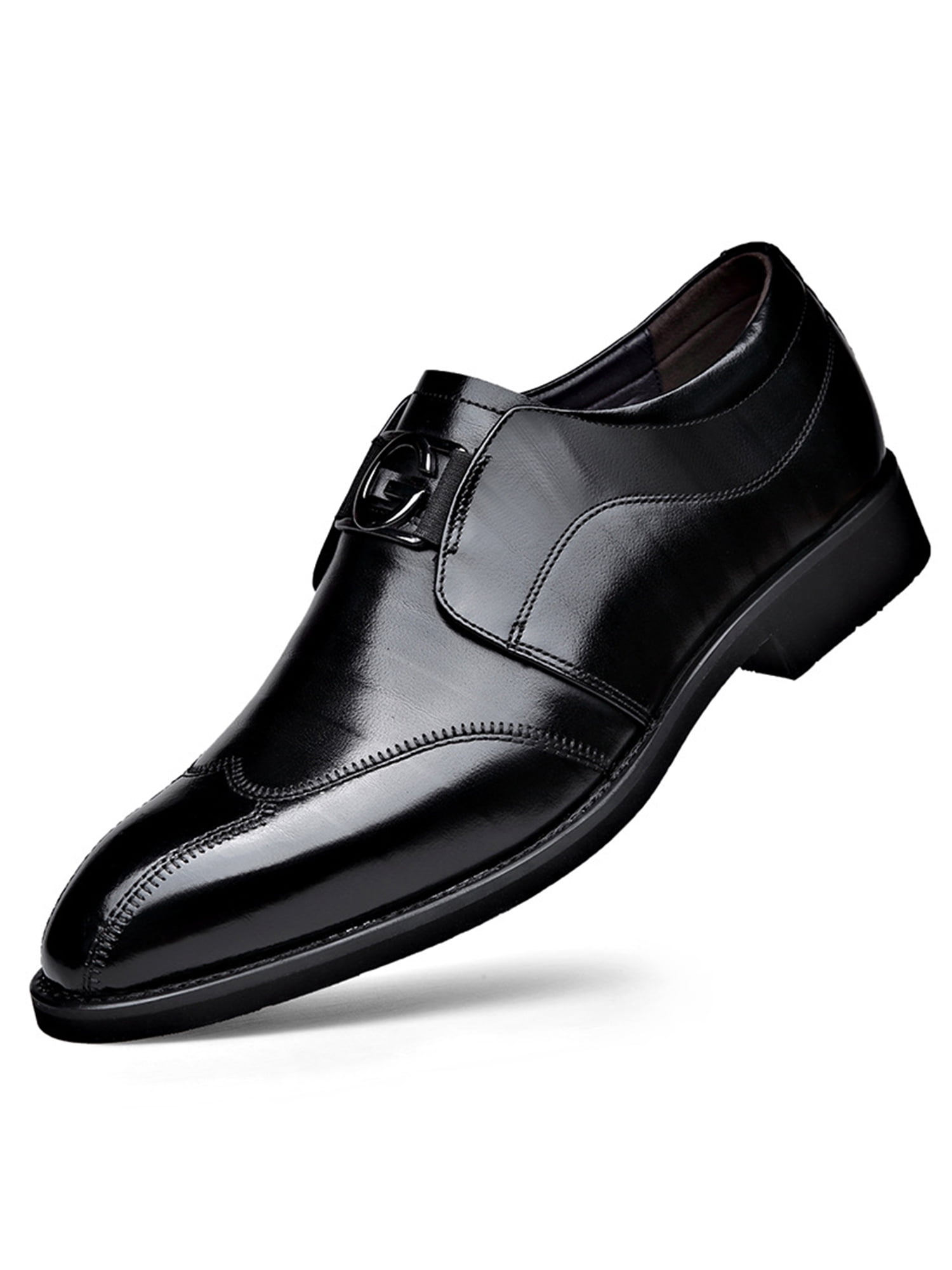 Zodanni Mens Oxford Shoe Business Brogues Slip On Dress Shoes Men ...