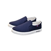 Zodanni Mens Slip on Shoes Canvas Sneakers Slip on Casual Boat Shoes Size 6-9