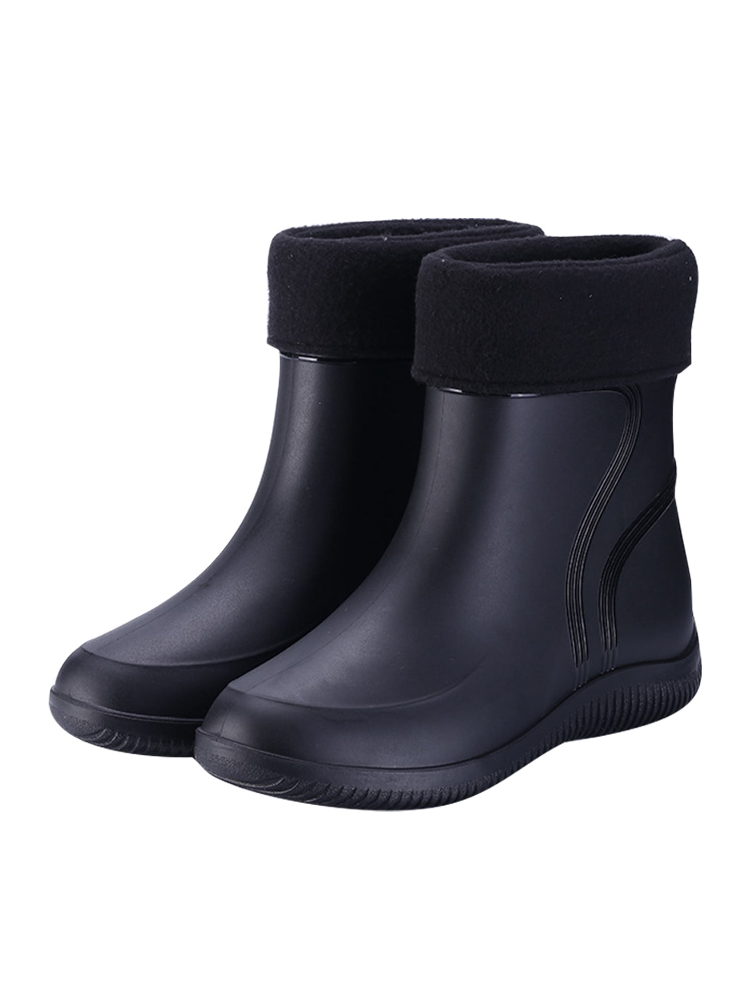Zodanni Mens Work Shoe Waterproof Garden Shoes Slip On Rain Boots ...