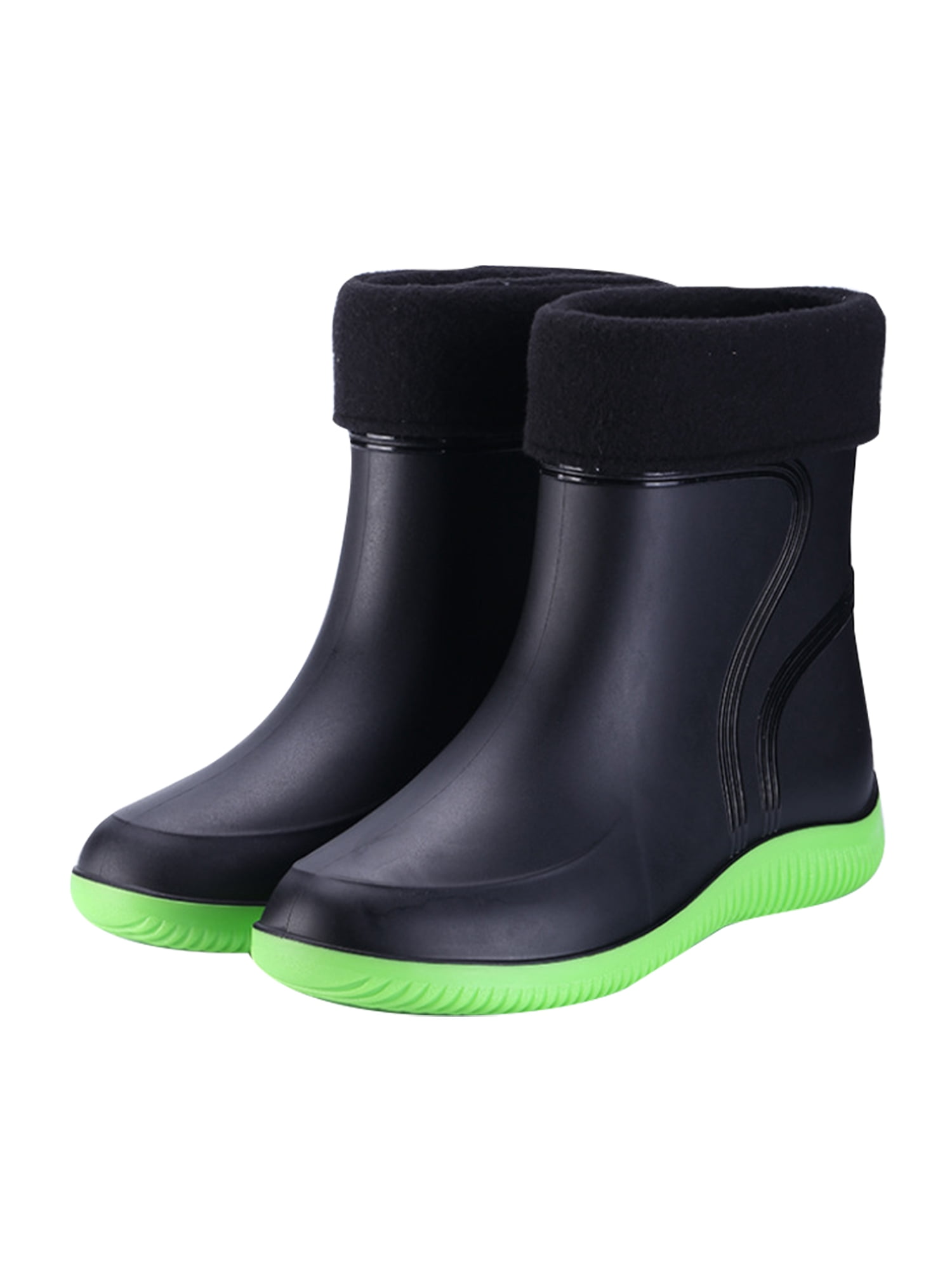 Zodanni Mens Work Shoe Waterproof Garden Shoes Slip On Rain Boots ...