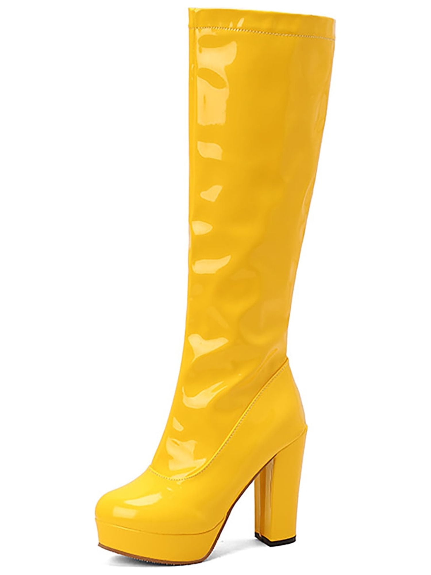 Yellow Leather Mesh Booties Rhinestone Decor Stiletto Ankle Boots