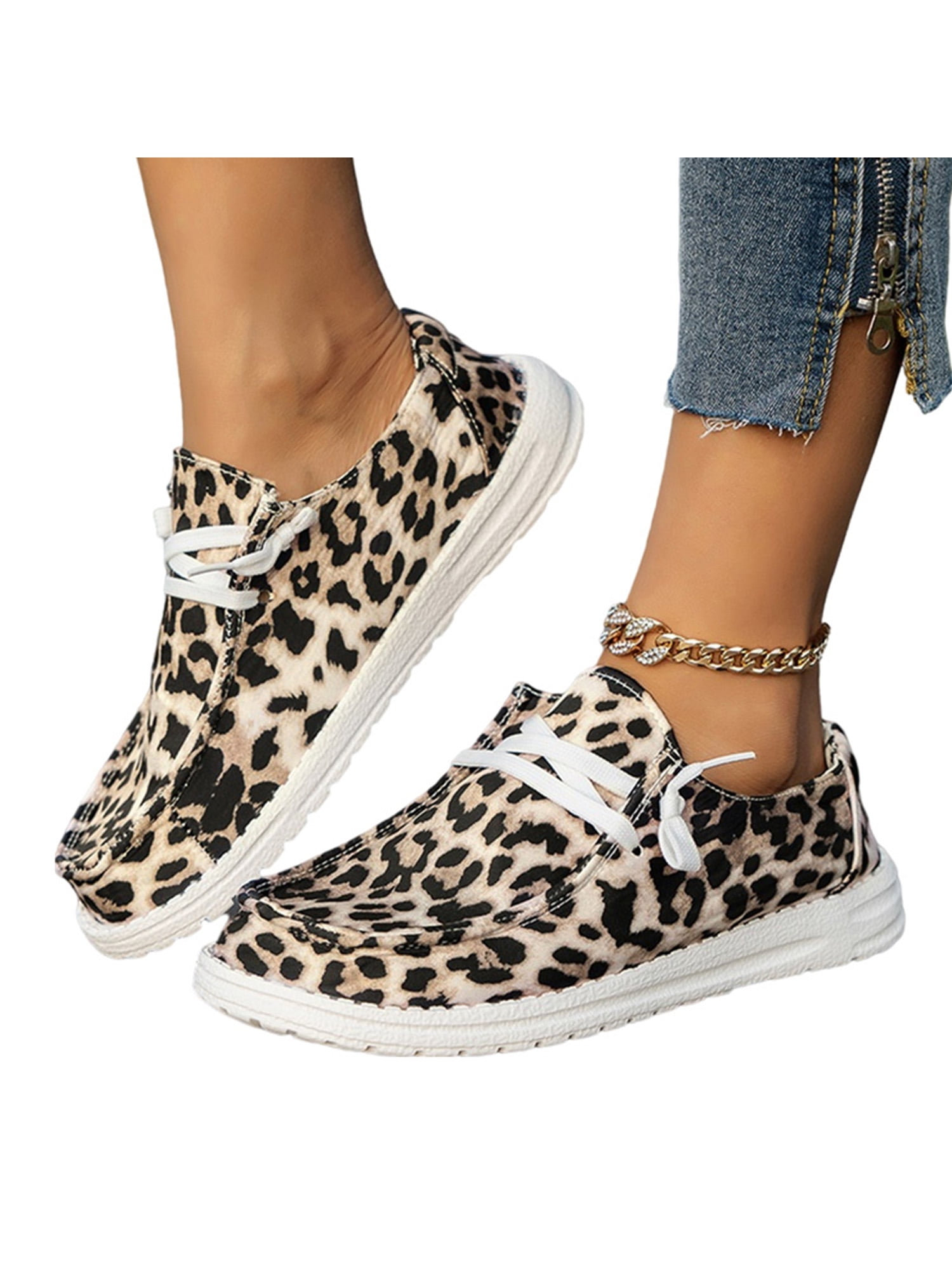 Animal print hotsell canvas shoes