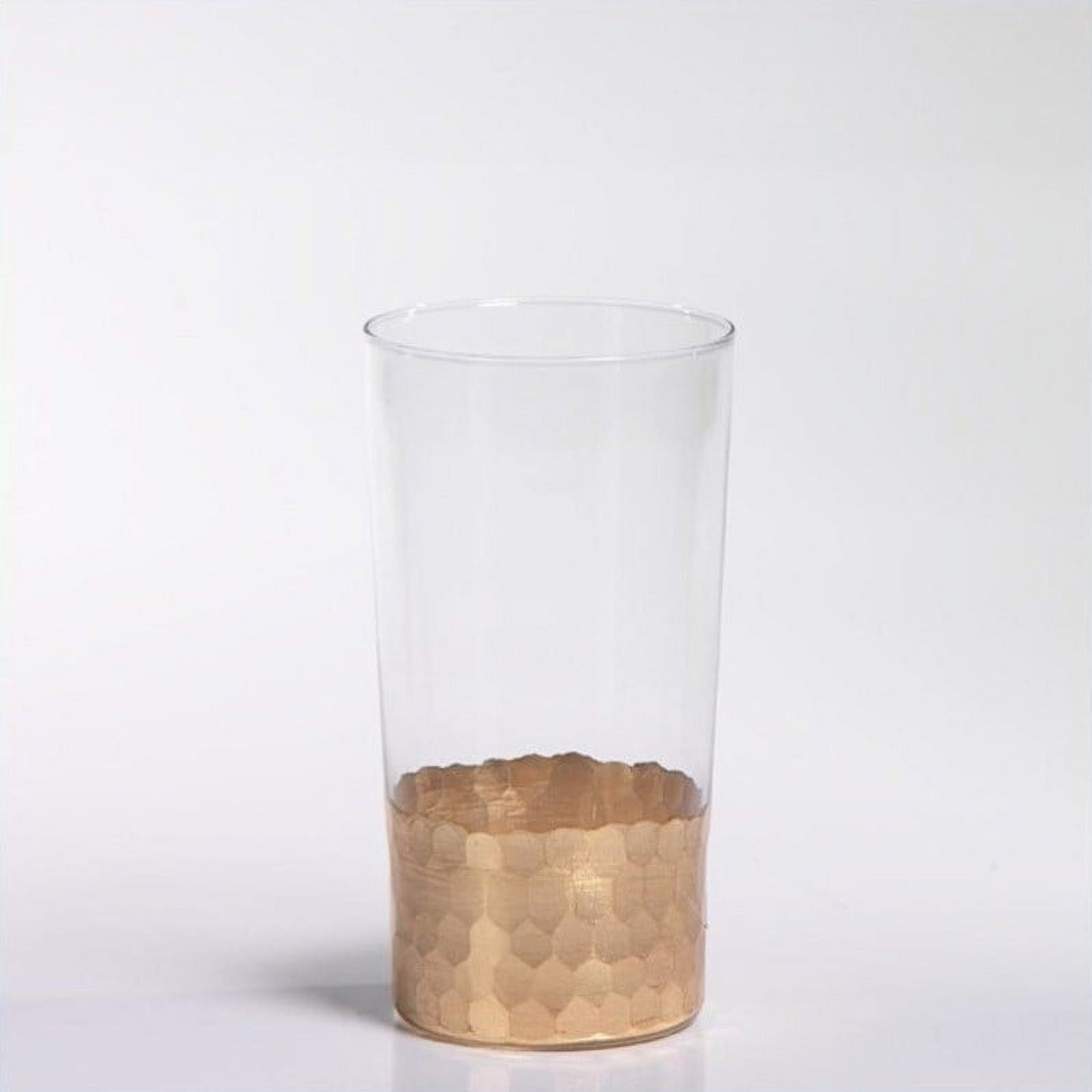 Zodax Fez Cut Glassware with Gold Leaf (Set of 6)