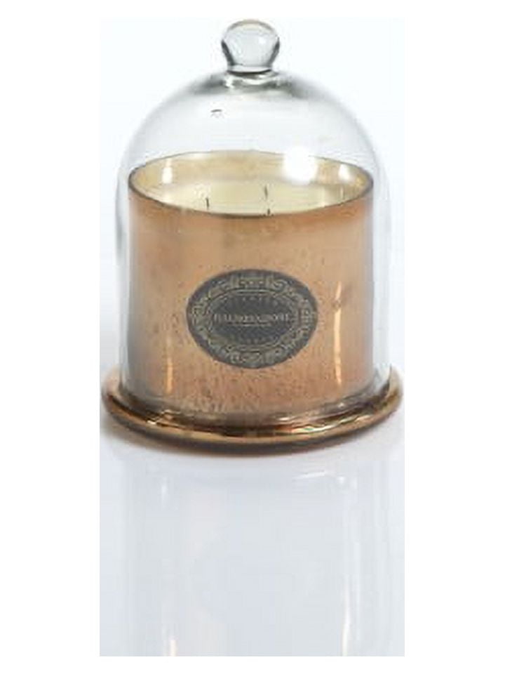 Zodax Mercury Glass Candle Jar with Glass Dome - Medium