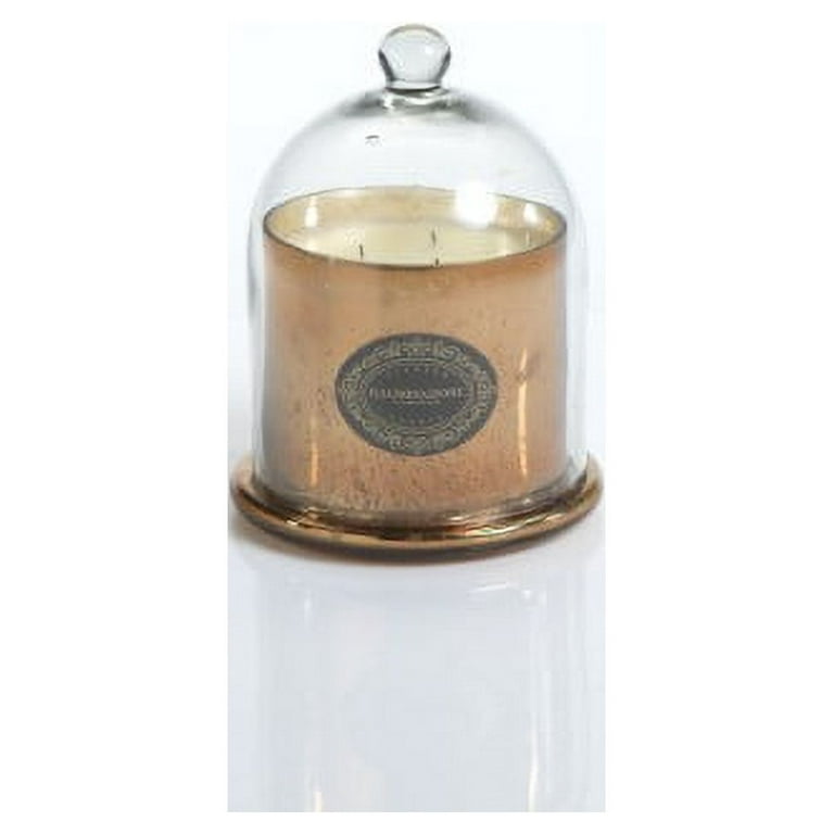 Zodax Mercury Glass Candle Jar with Glass Dome - Small